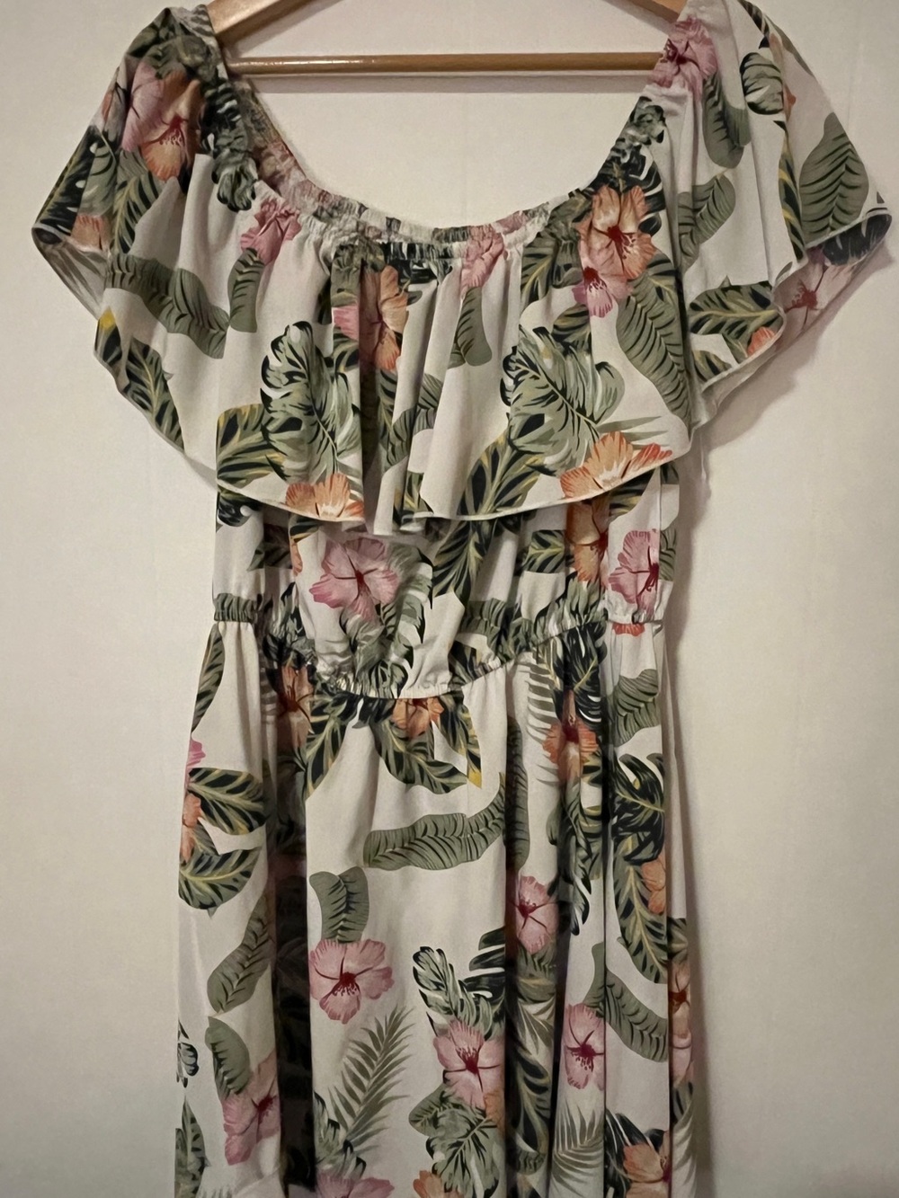 Floral Off the Shoulder Dress